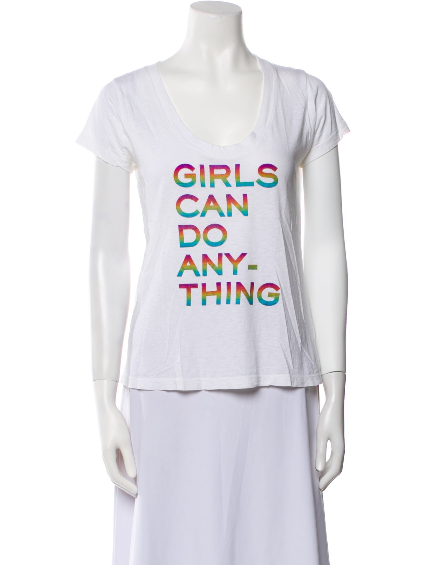 Zadig & Voltaire Graphic Print Scoop Neck T-Shirt