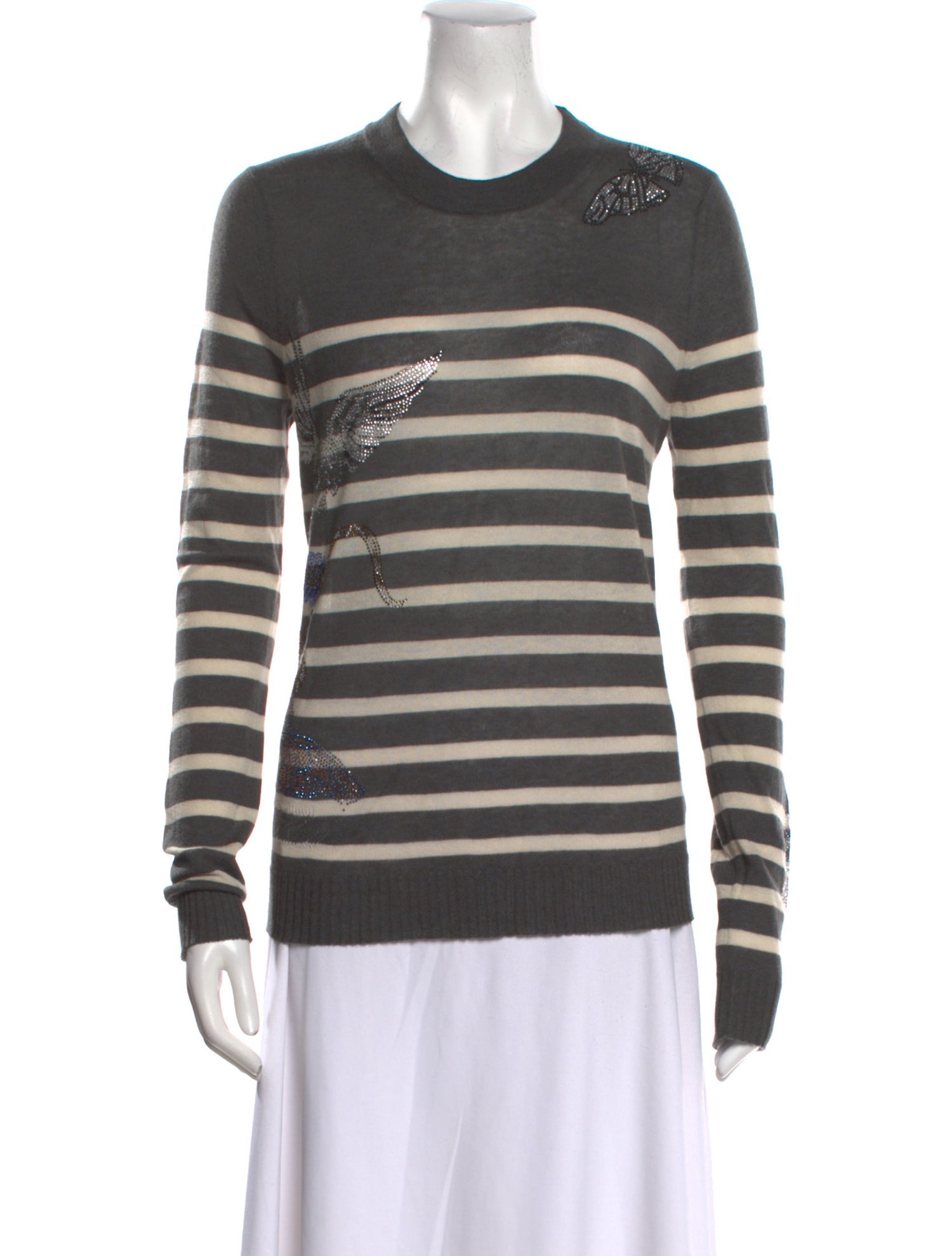 Zadig & Voltaire Cashmere Striped Sweater