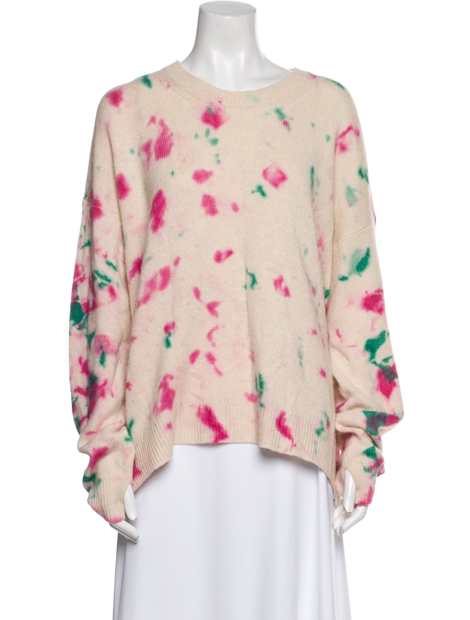 Zadig & Voltaire Cashmere Tie-Dye Print Sweater