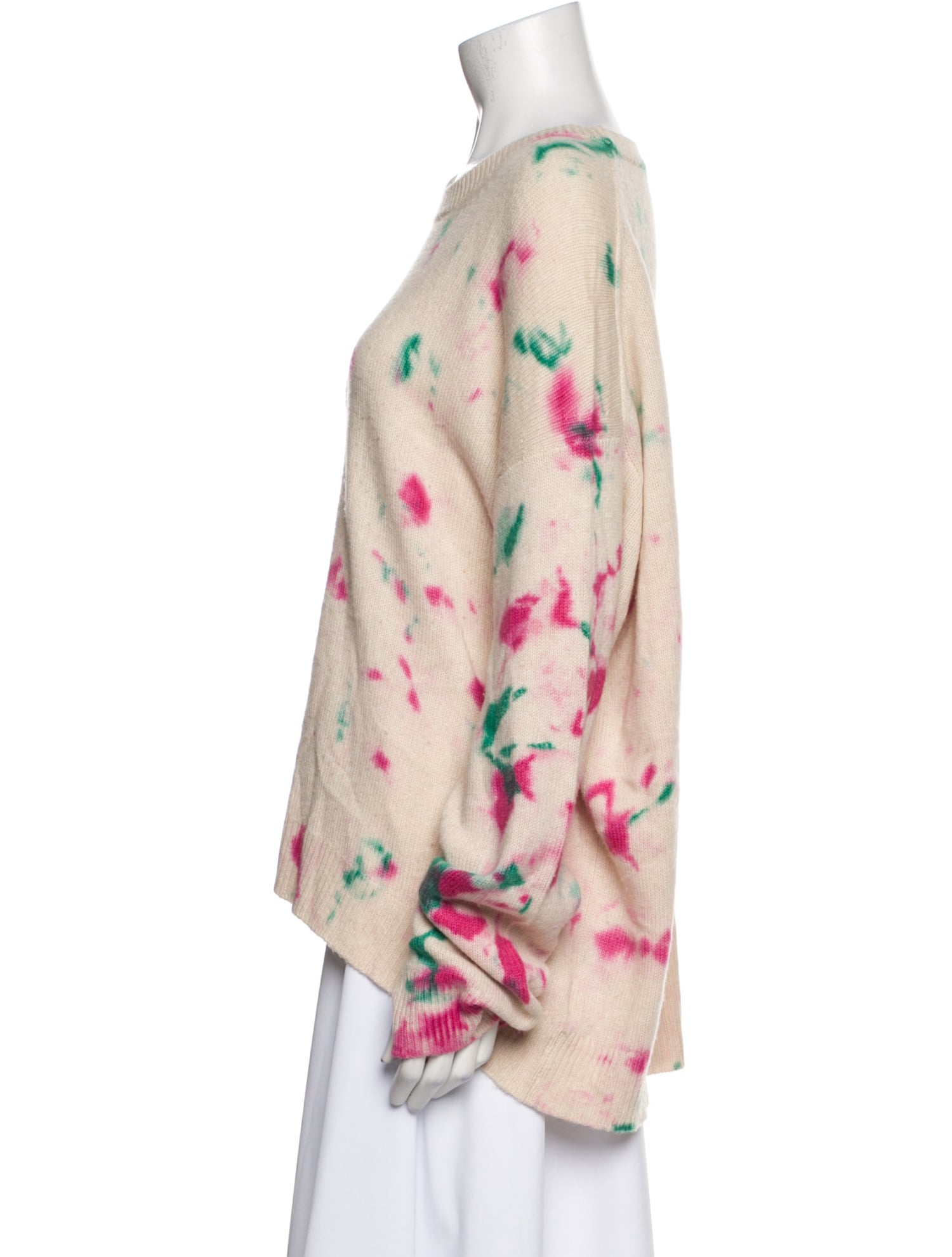 Zadig & Voltaire Cashmere Tie-Dye Print Sweater