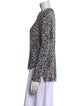 Zadig & Voltaire Printed Cowl Neck Blouse