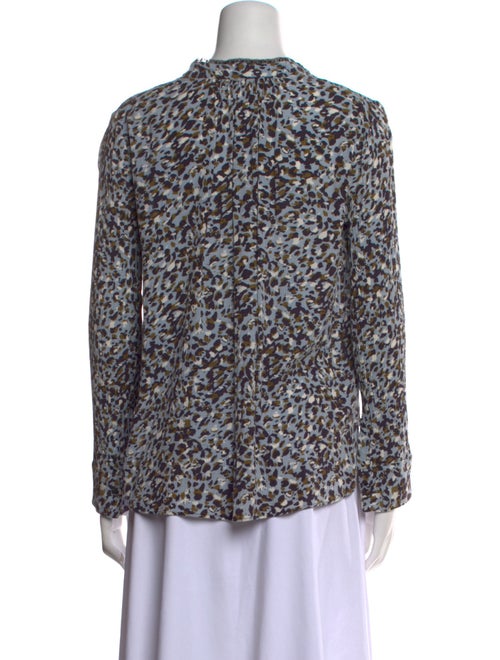 Zadig & Voltaire Printed Cowl Neck Blouse
