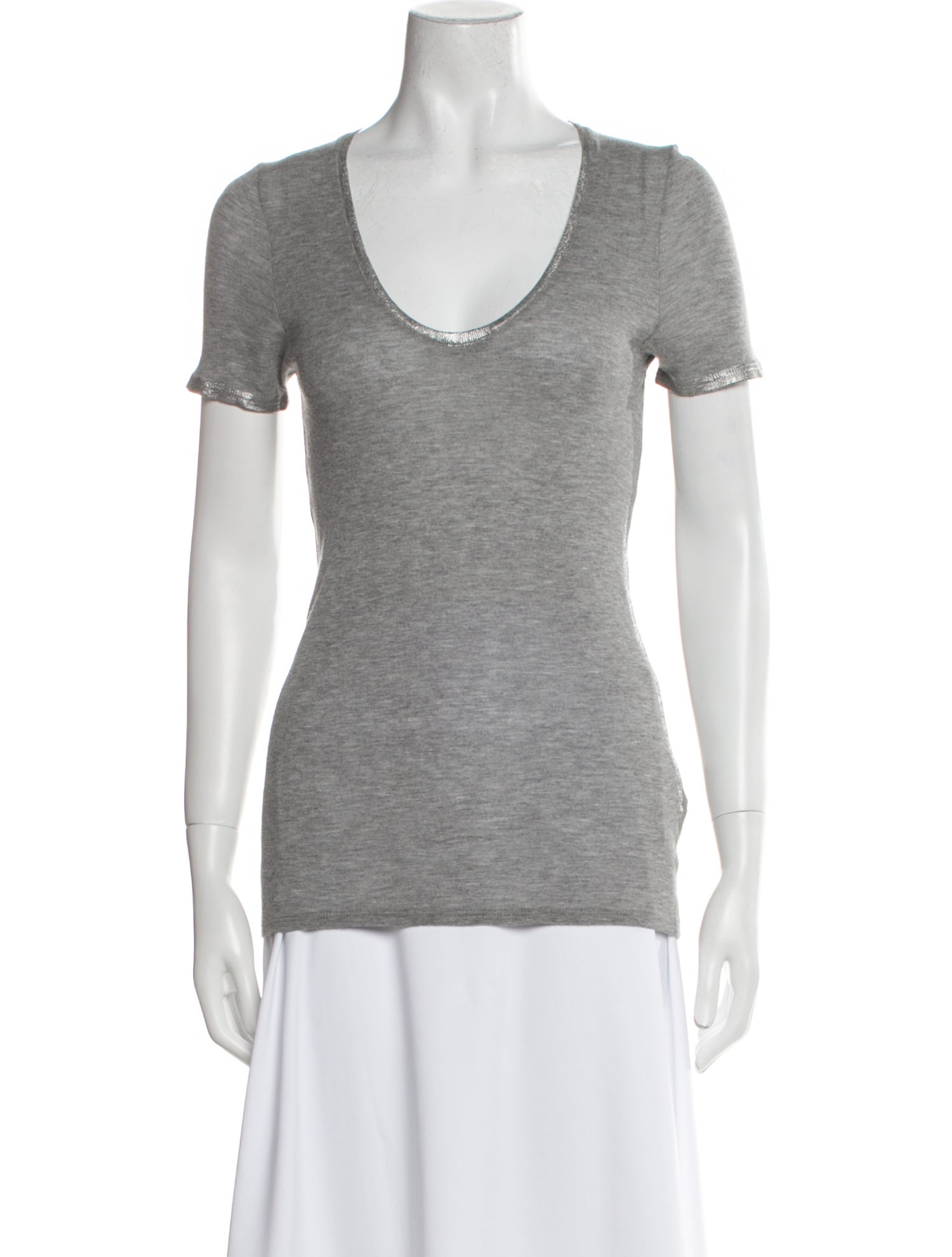 Zadig & Voltaire V-Neck Short Sleeve T-Shirt