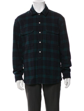 Zadig & Voltaire Plaid Print Long Sleeve Shirt