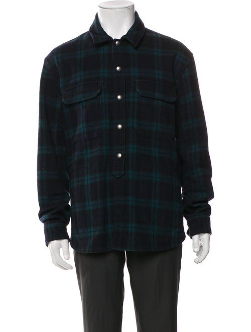 Zadig & Voltaire Plaid Print Long Sleeve Shirt