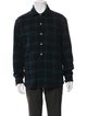 Zadig & Voltaire Plaid Print Long Sleeve Shirt