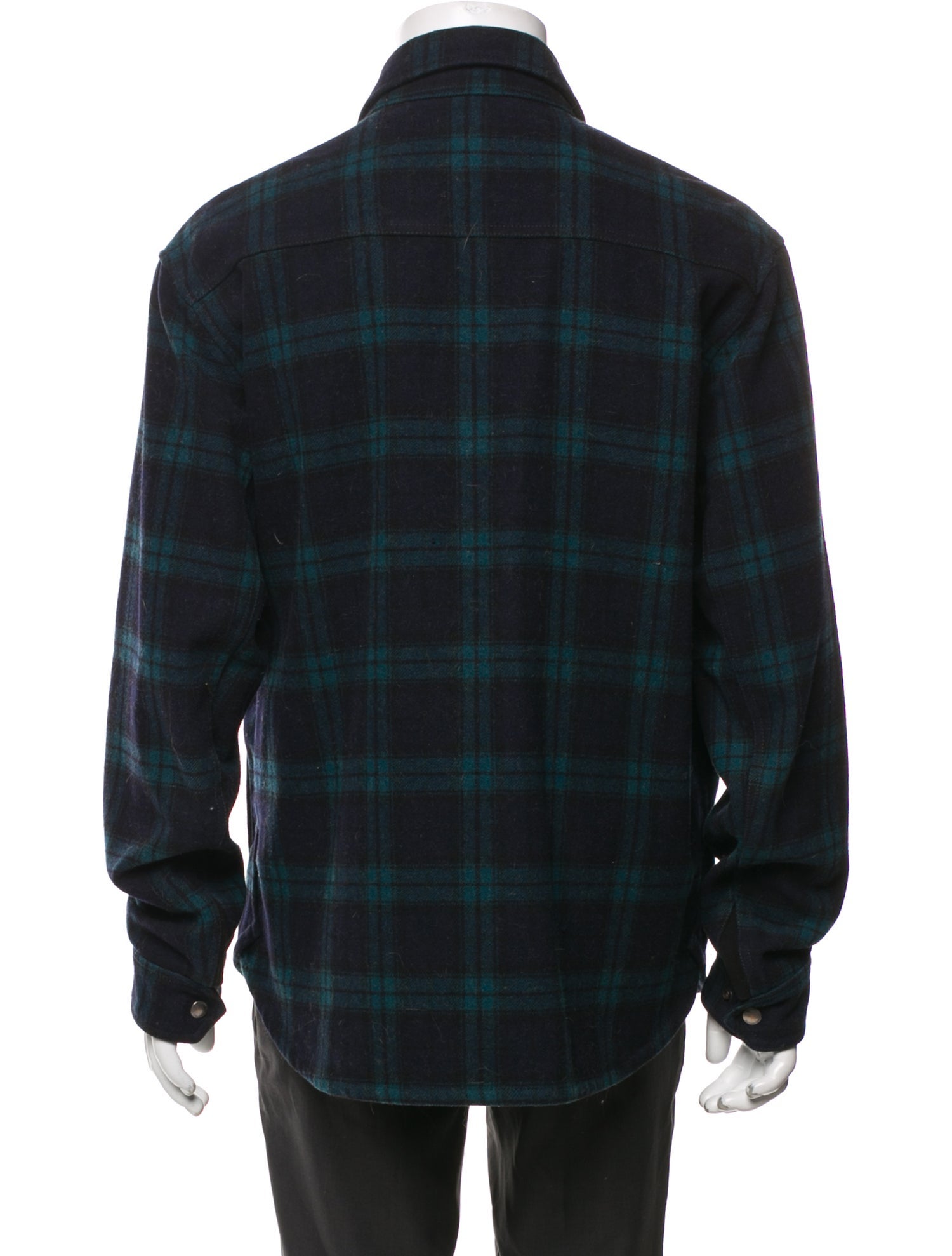 Zadig & Voltaire Plaid Print Long Sleeve Shirt