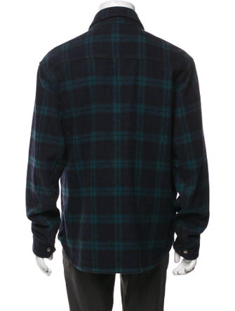 Zadig & Voltaire Plaid Print Long Sleeve Shirt