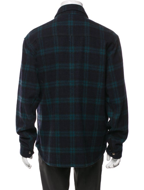 Zadig & Voltaire Plaid Print Long Sleeve Shirt