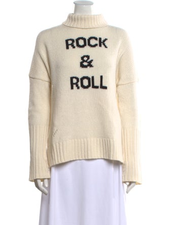 Zadig & Voltaire Merino Wool Graphic Print Sweater