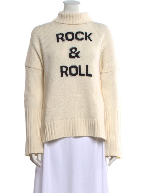 Zadig & Voltaire Merino Wool Graphic Print Sweater