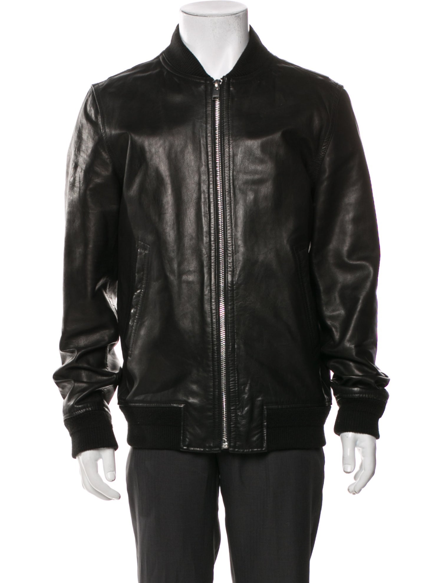 Zadig & Voltaire Leather Bomber Jacket