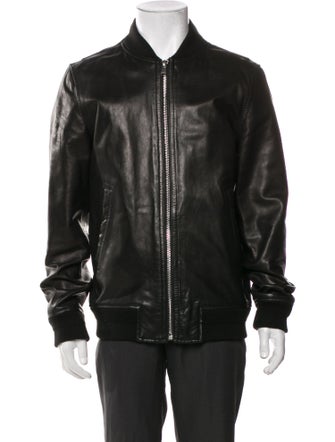 Zadig & Voltaire Leather Bomber Jacket