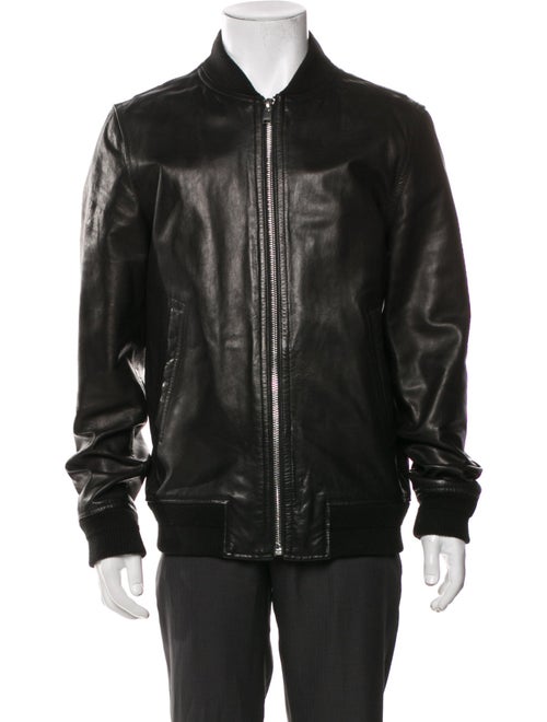 Zadig & Voltaire Leather Bomber Jacket