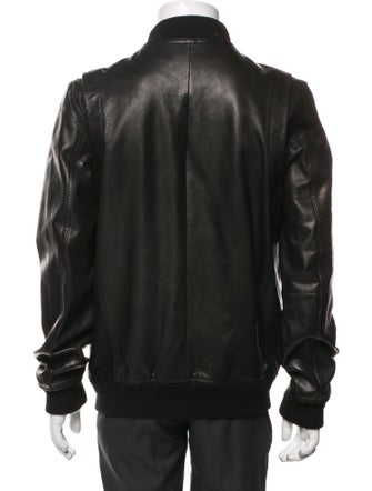 Zadig & Voltaire Leather Bomber Jacket