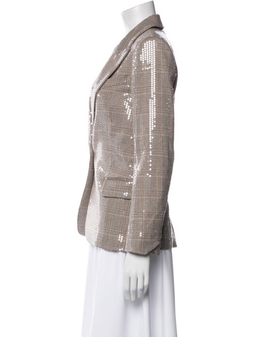 Zadig & Voltaire Plaid Print Blazer