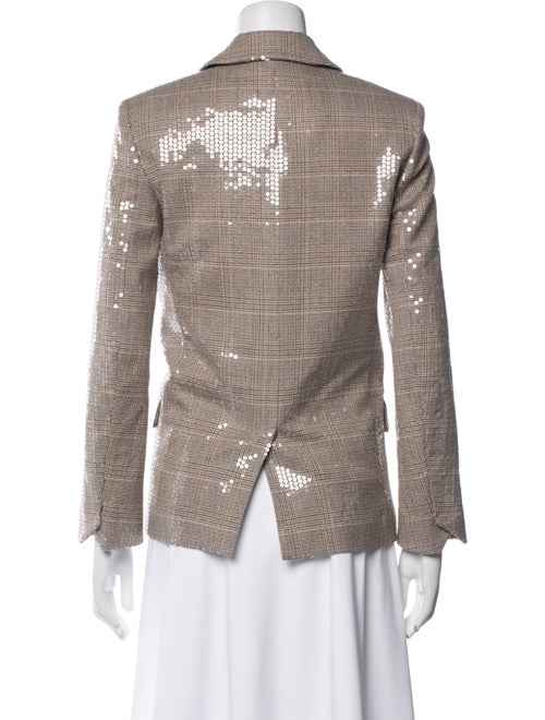 Zadig & Voltaire Plaid Print Blazer