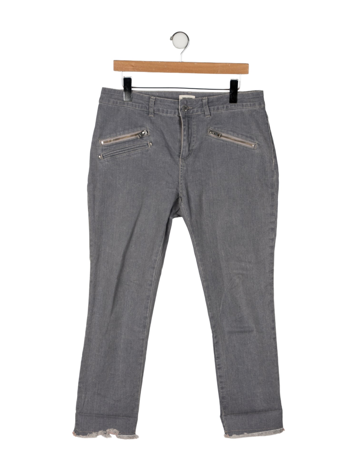 Zadig & Voltaire Mid-Rise Straight Leg Jeans