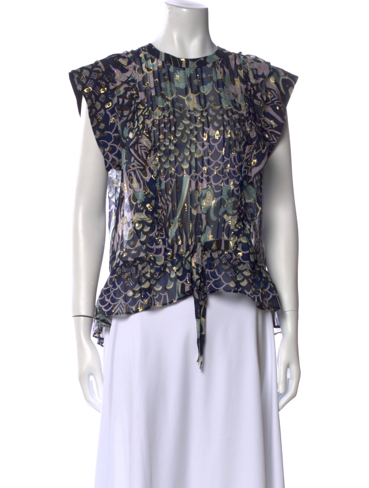 Zadig & Voltaire Silk Floral Print Blouse