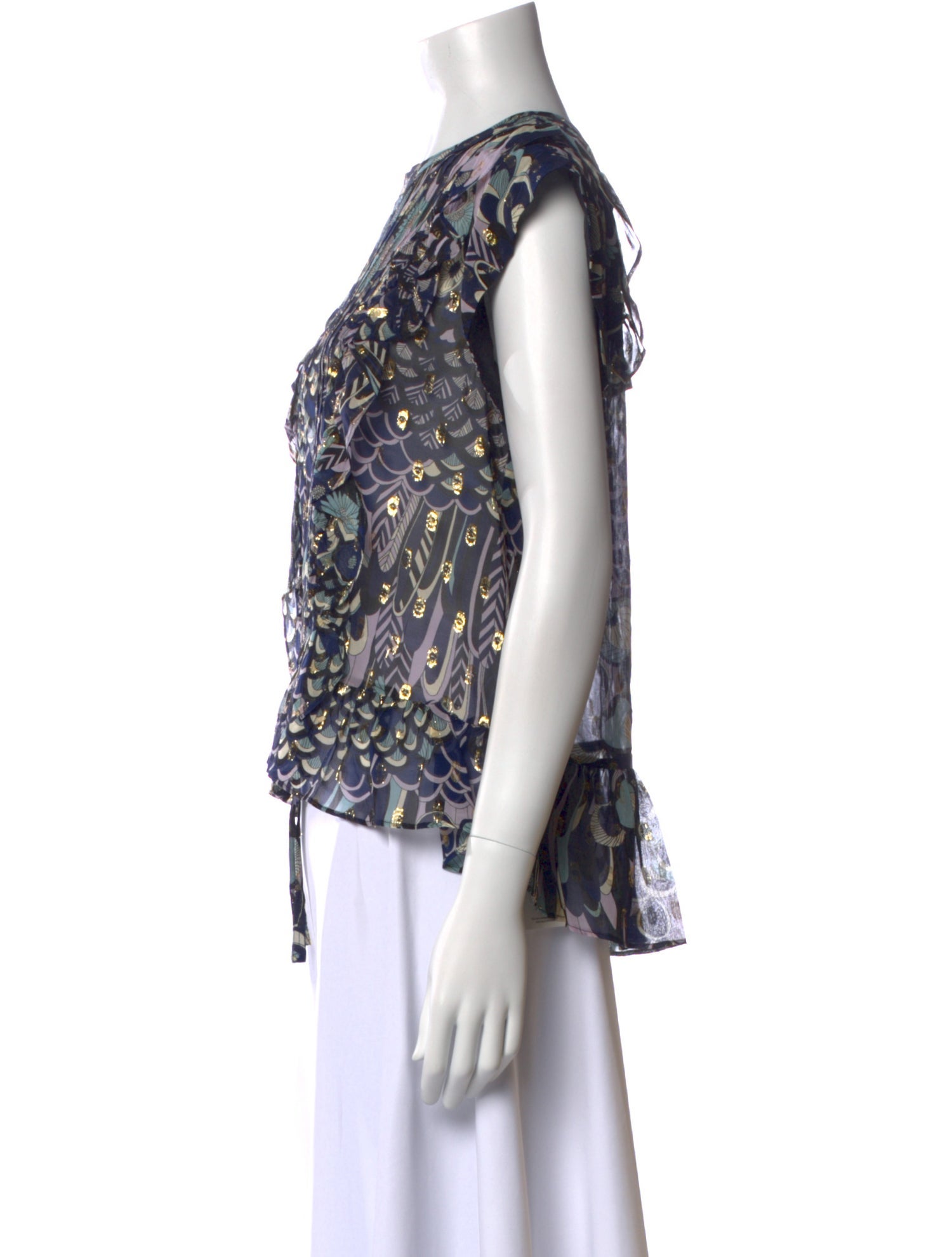 Zadig & Voltaire Silk Floral Print Blouse