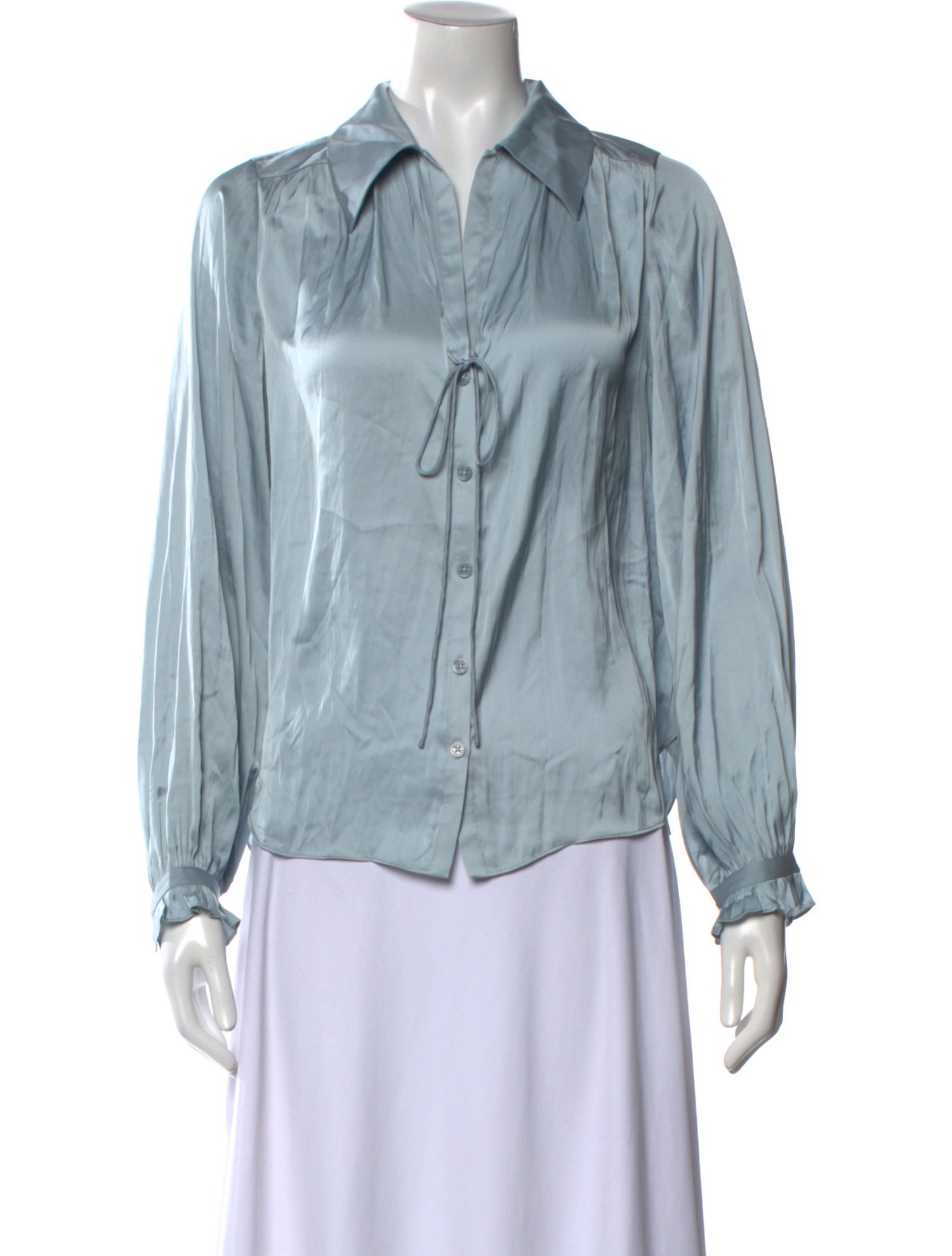 Zadig & Voltaire Long Sleeve Button-Up Top