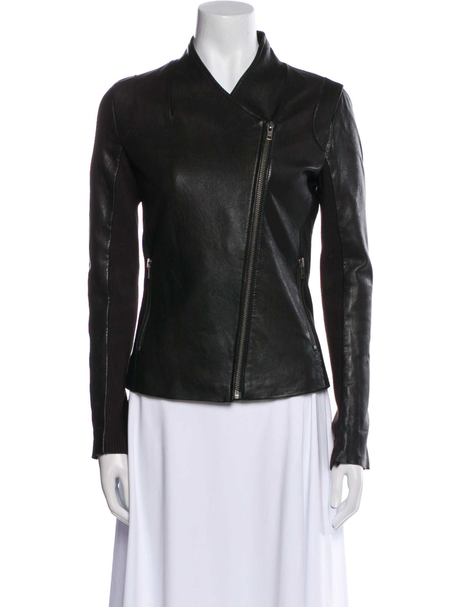 Zadig & Voltaire Lamb Leather Biker Jacket