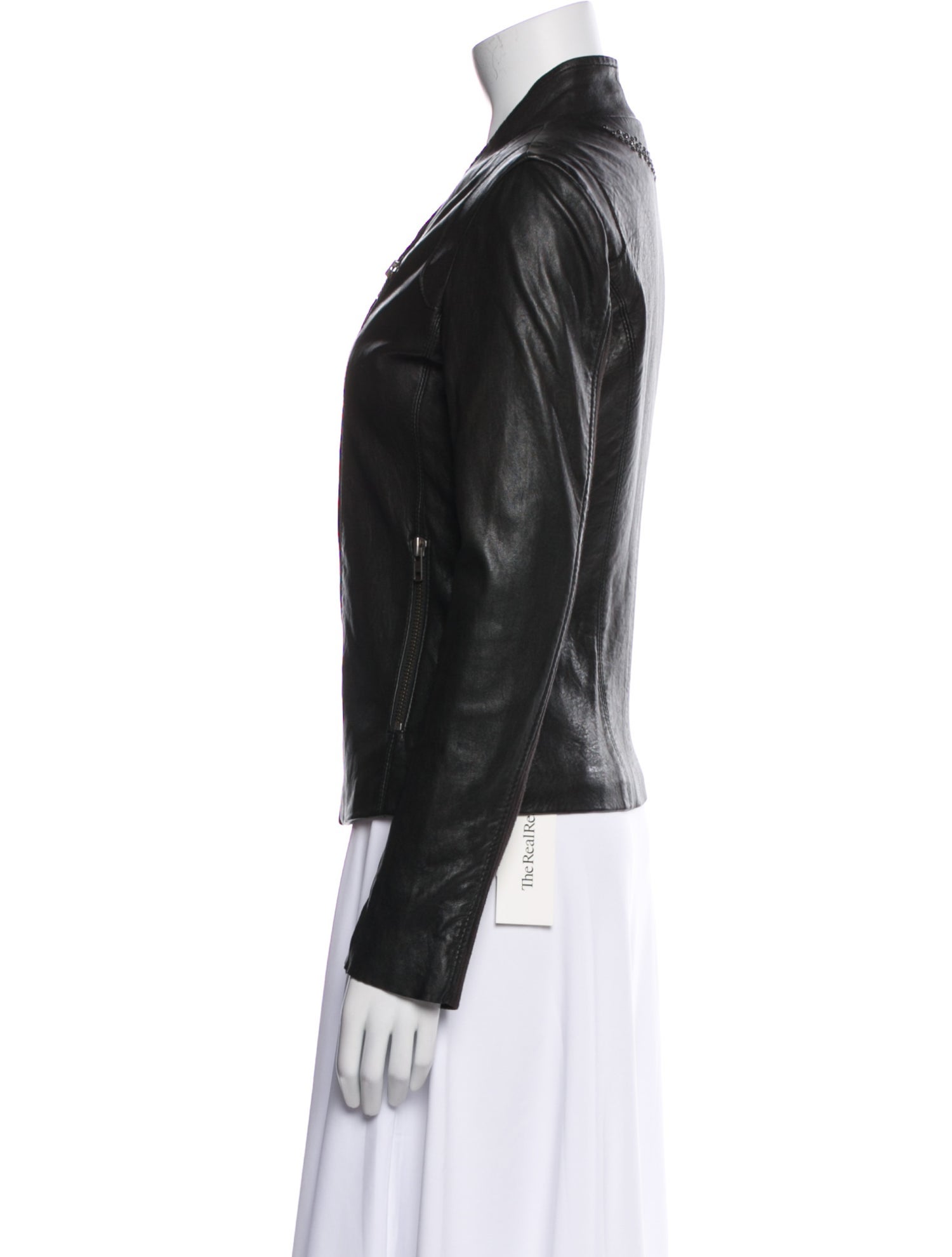 Zadig & Voltaire Lamb Leather Biker Jacket