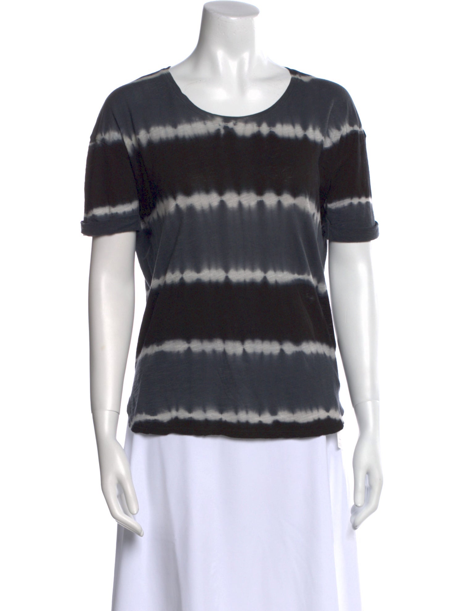 Zadig & Voltaire Tie-Dye Print Scoop Neck T-Shirt