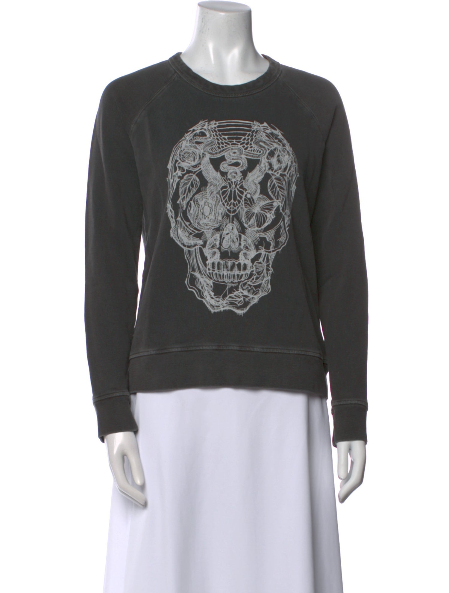 Zadig & Voltaire Graphic Print Crew Neck Sweatshirt