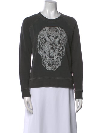 Zadig & Voltaire Graphic Print Crew Neck Sweatshirt
