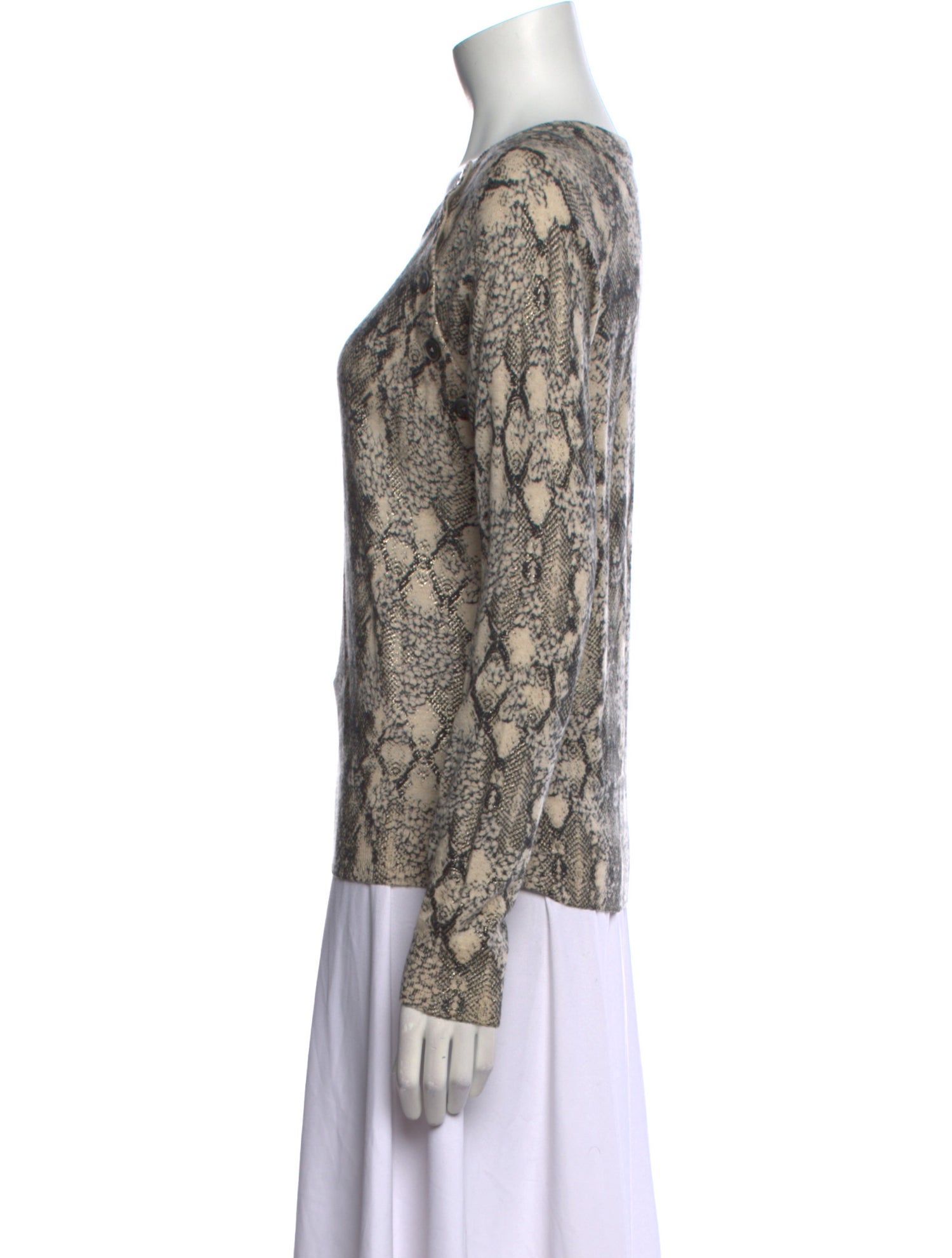 Zadig & Voltaire Cashmere Animal Print Sweater