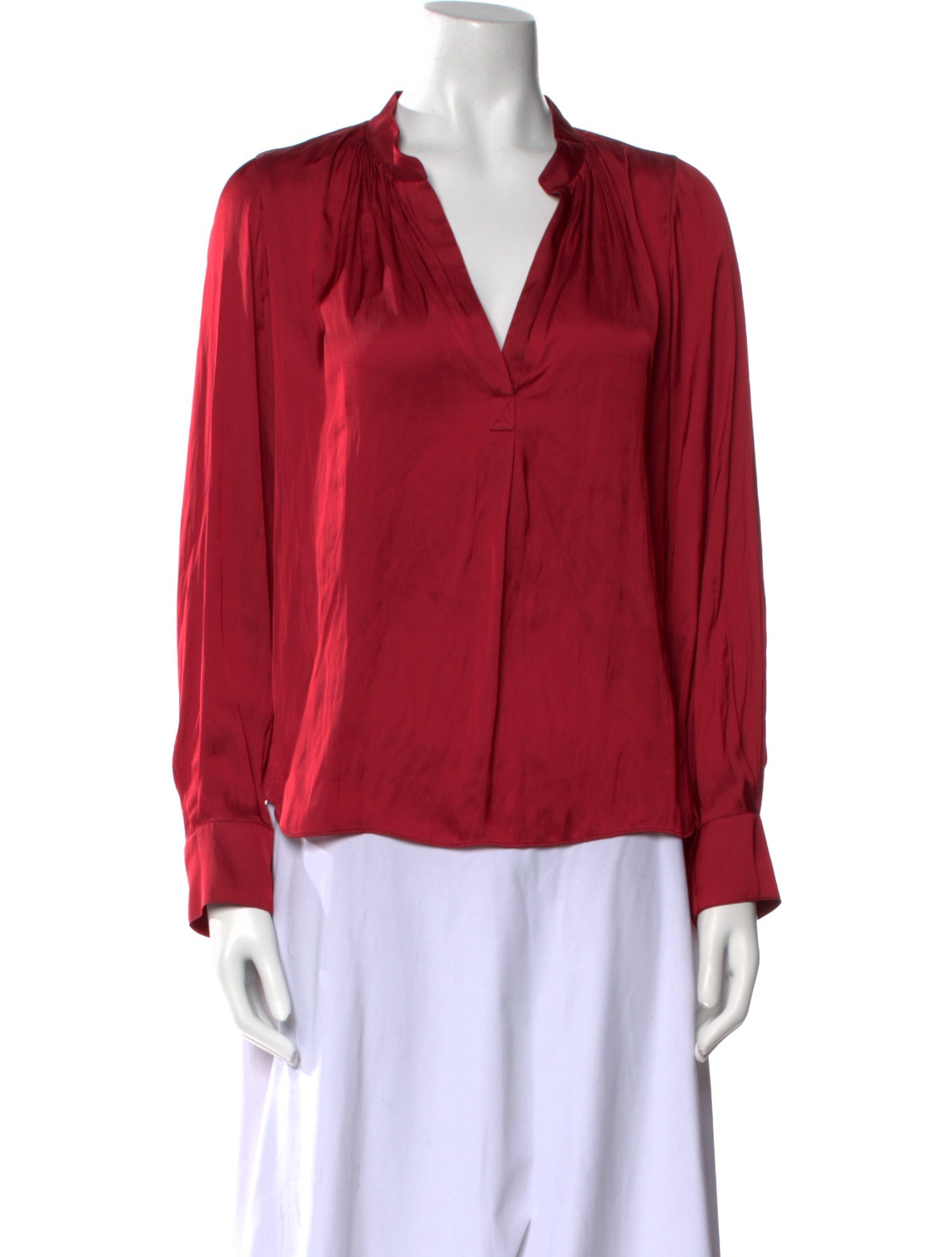 Zadig & Voltaire V-Neck Long Sleeve Blouse w/ Tags