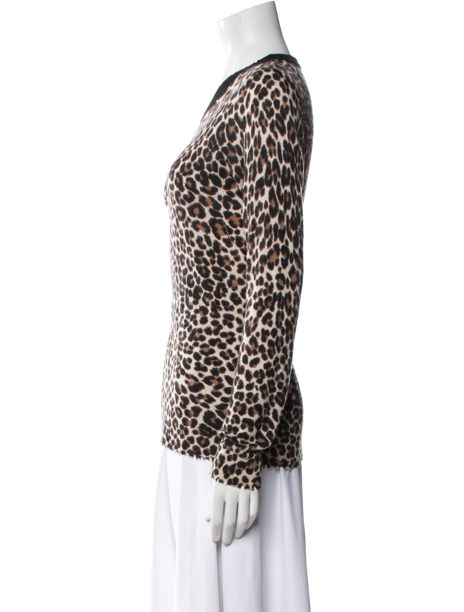 Zadig & Voltaire Cashmere Animal Print Sweater
