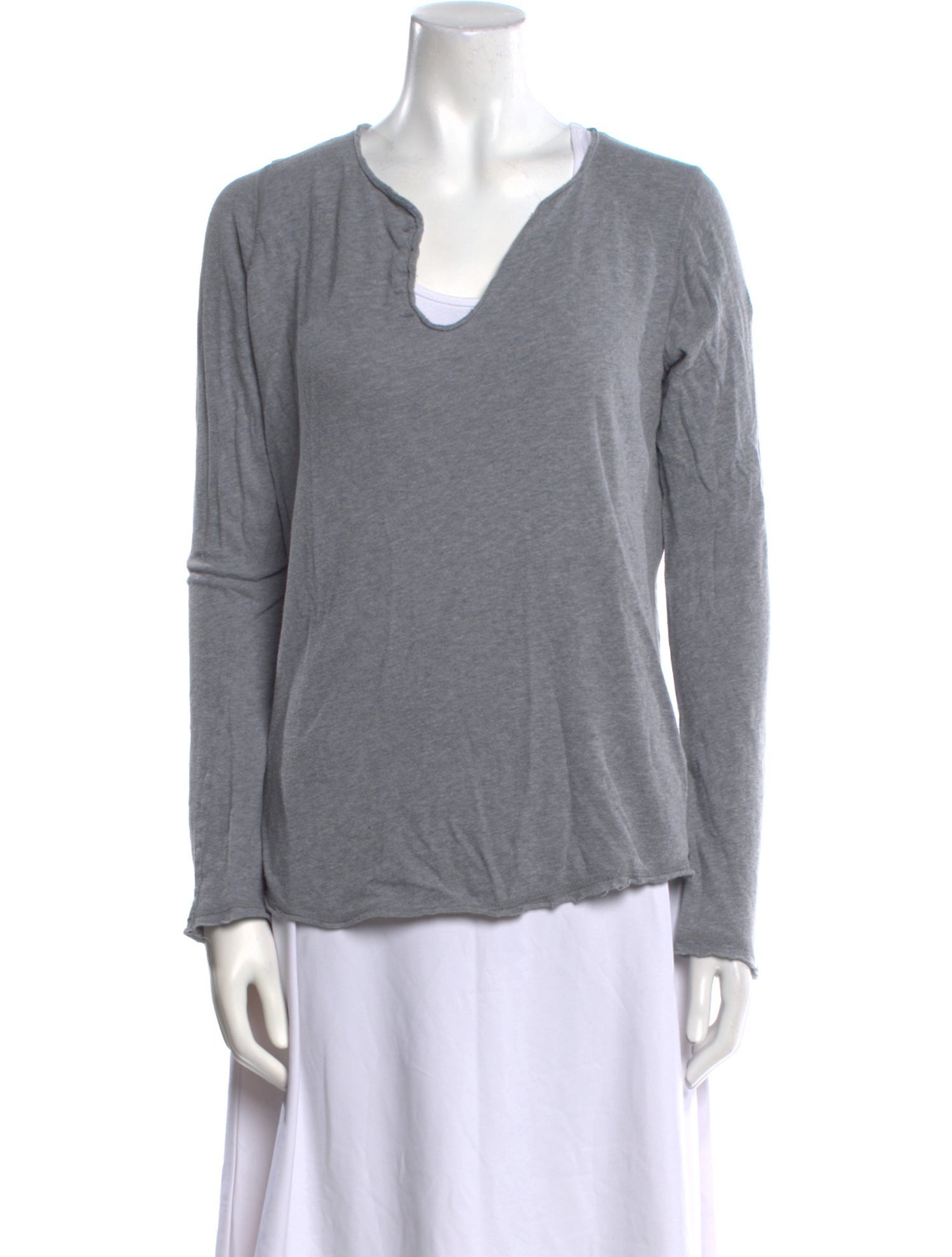 Zadig & Voltaire V-Neck Long Sleeve Top