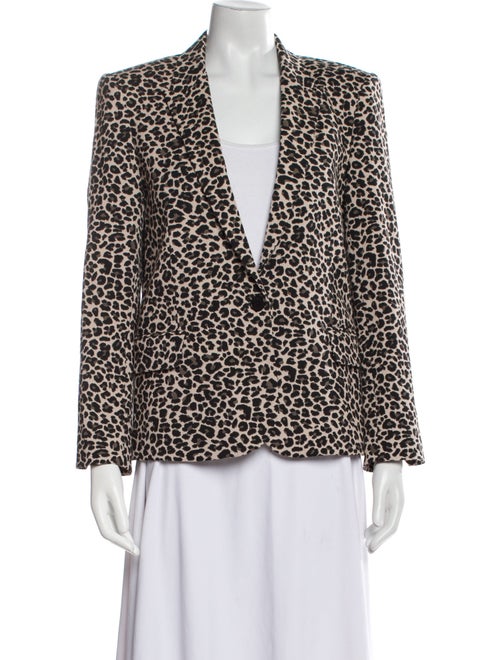 Zadig & Voltaire Animal Print Blazer