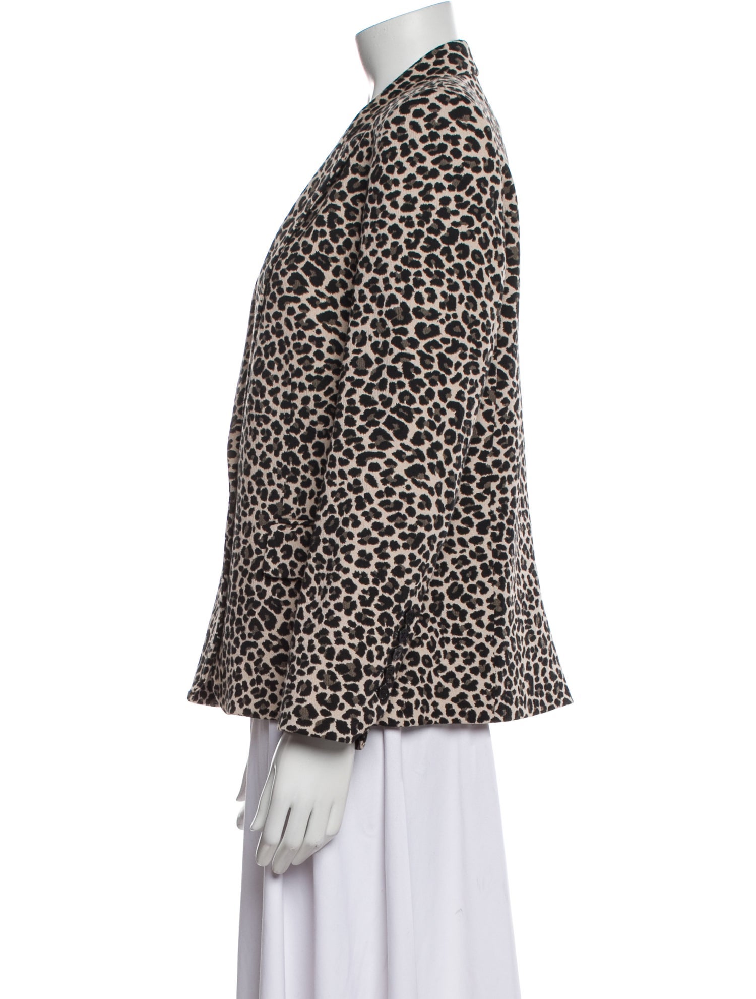 Zadig & Voltaire Animal Print Blazer