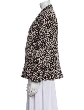 Zadig & Voltaire Animal Print Blazer