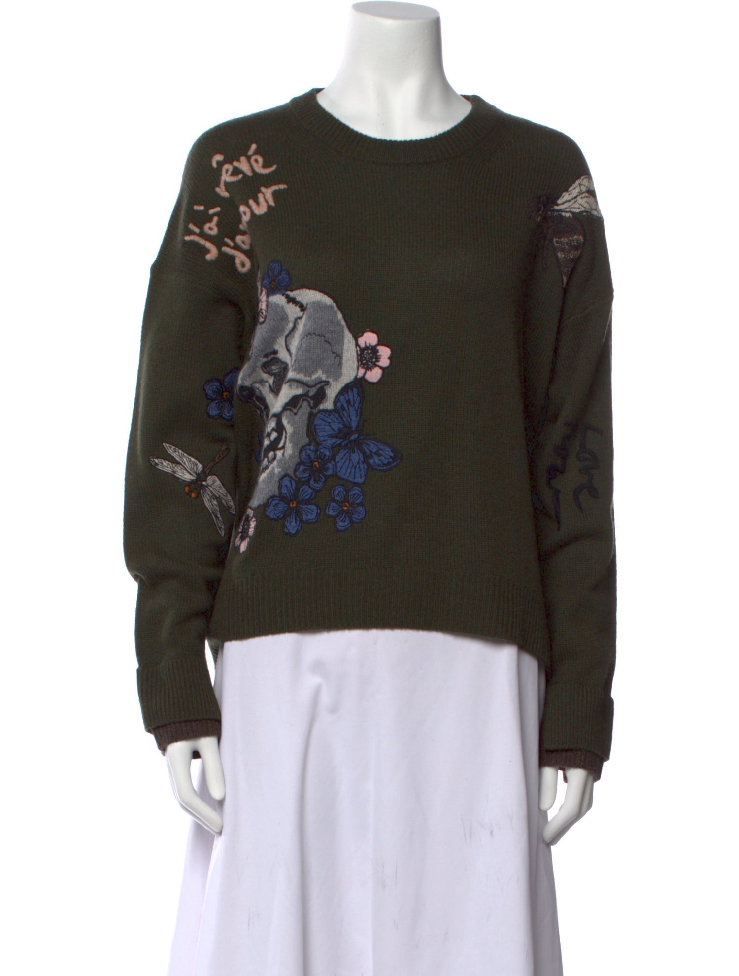 Zadig & Voltaire Cashmere Graphic Print Sweater