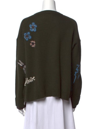 Zadig & Voltaire Cashmere Graphic Print Sweater