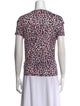 Zadig & Voltaire Linen Animal Print T-Shirt