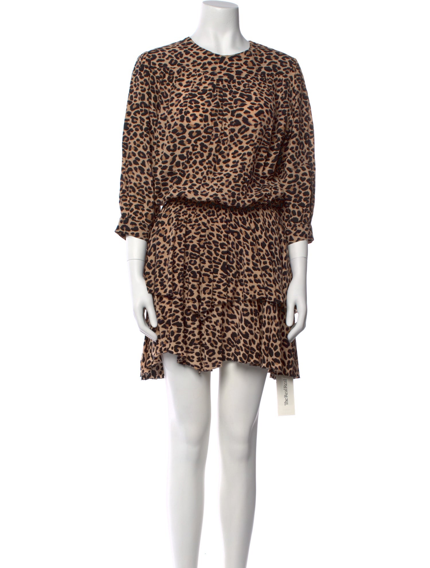 Zadig & Voltaire Animal Print Mini Dress