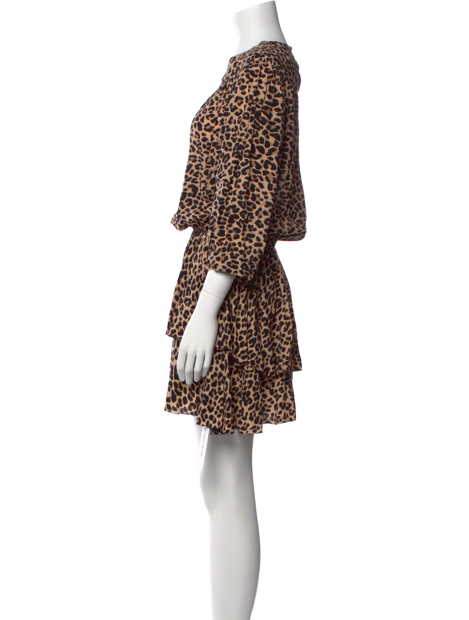 Zadig & Voltaire Animal Print Mini Dress