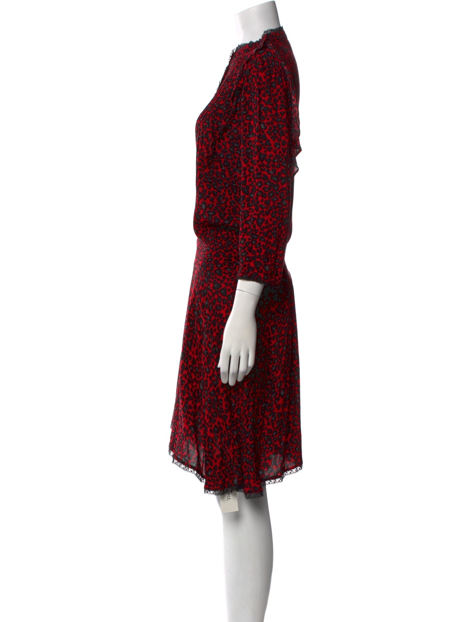 Zadig & Voltaire Floral Print Knee-Length Dress