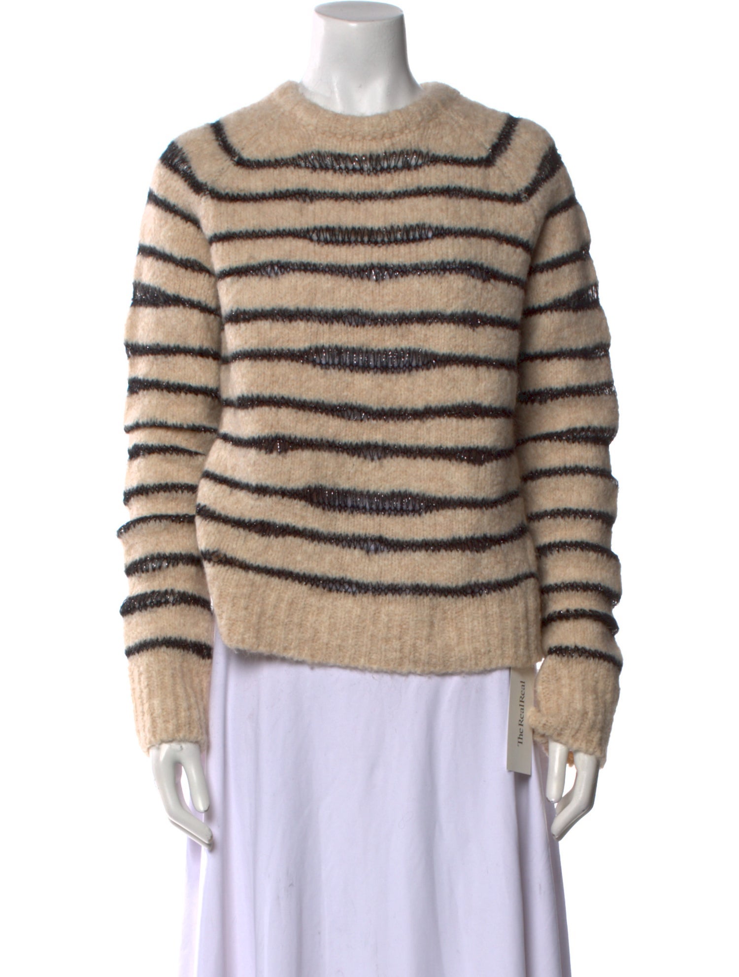 Zadig & Voltaire Striped Crew Neck Sweater