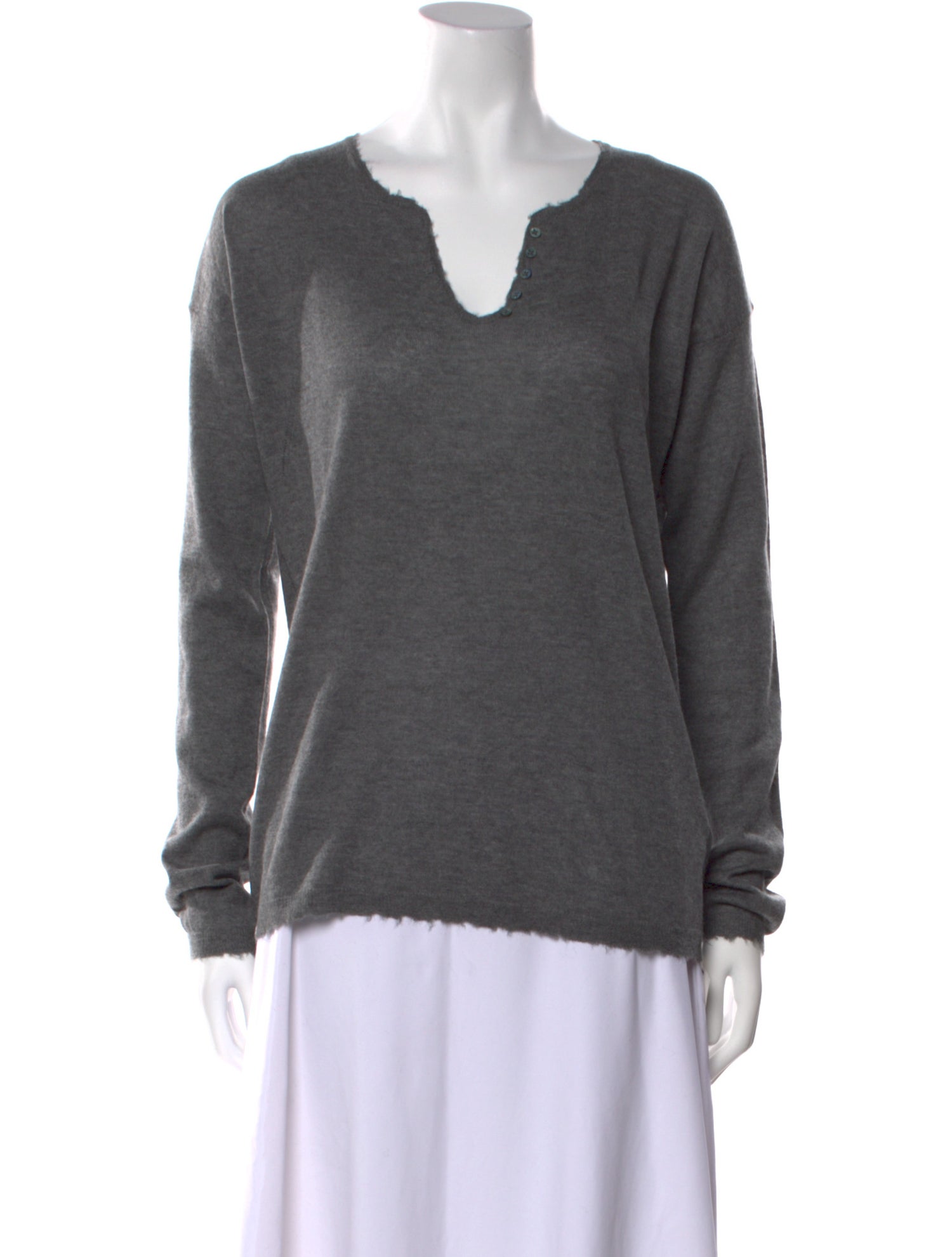 Zadig & Voltaire Cashmere V-Neck Sweatshirt