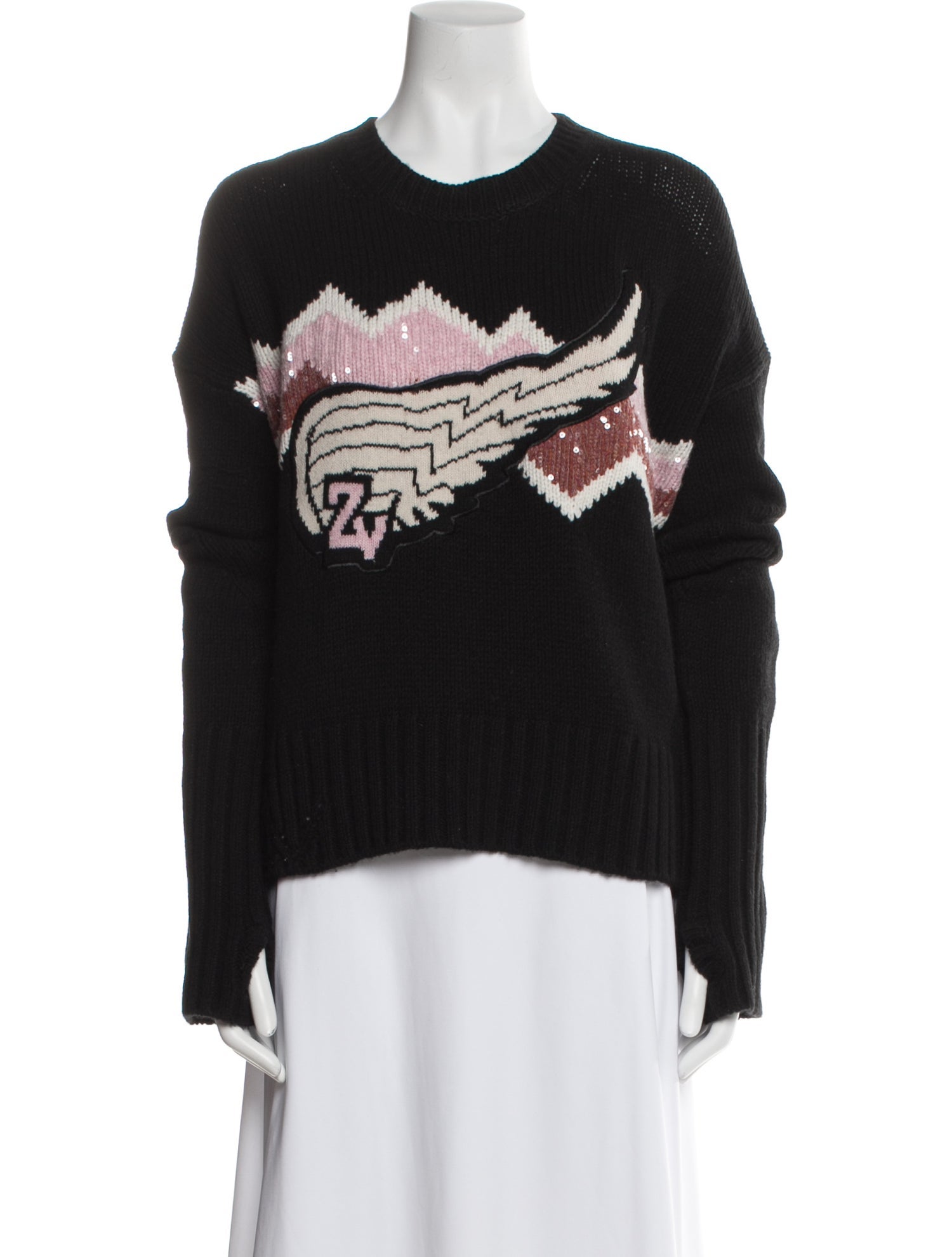 Zadig & Voltaire Cashmere Printed Sweater