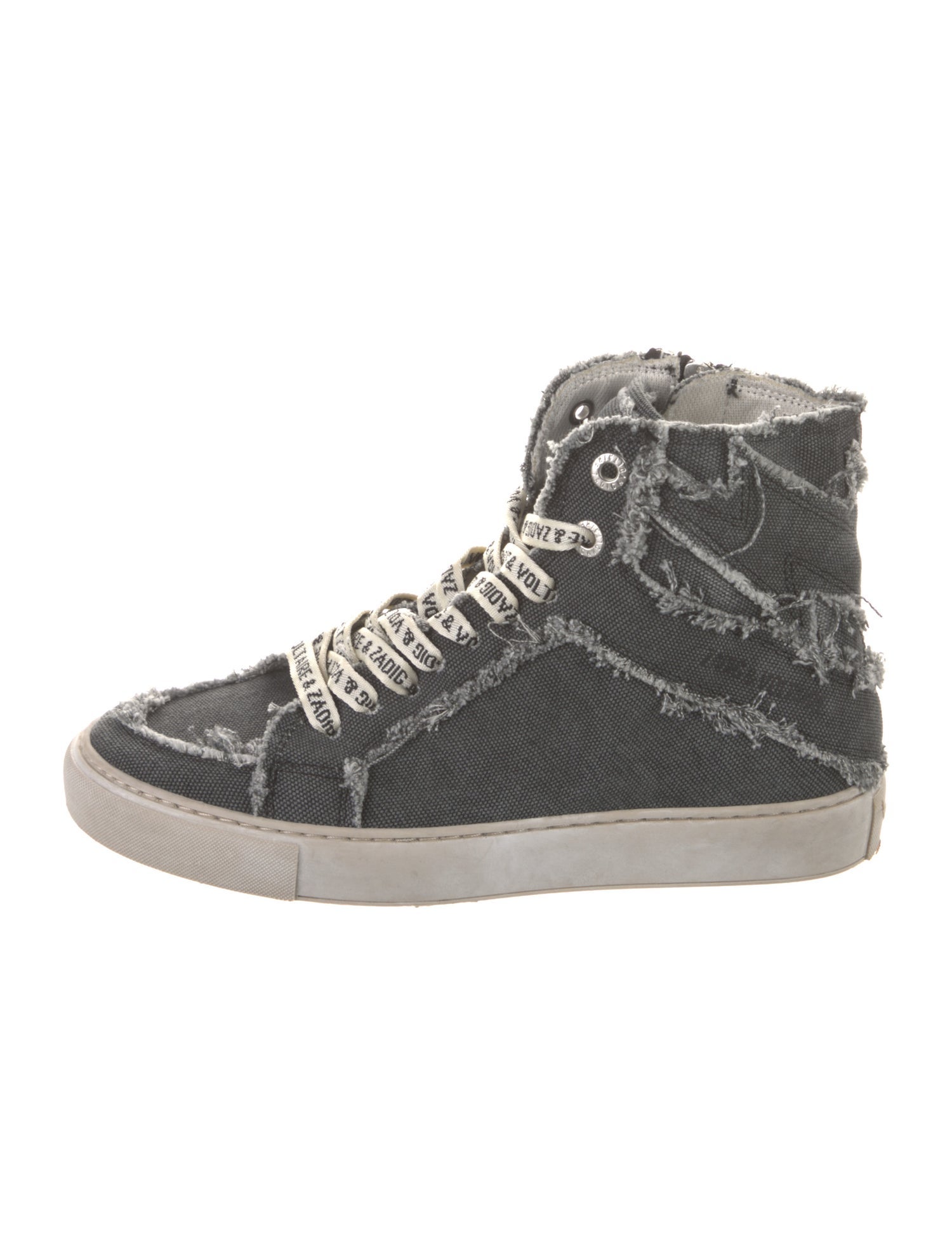 Zadig & Voltaire Canvas Wedge Sneakers