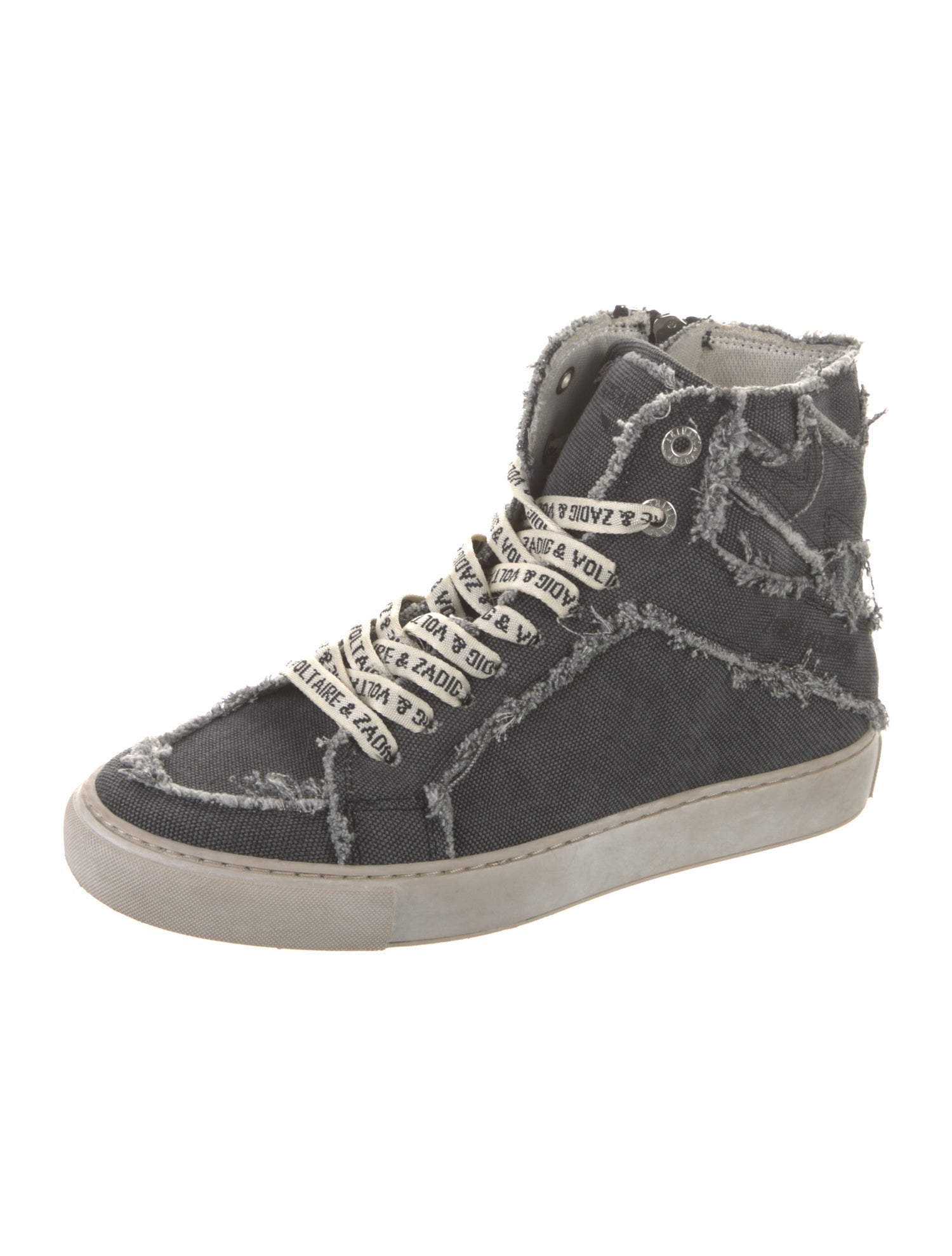 Zadig & Voltaire Canvas Wedge Sneakers
