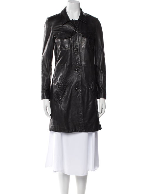 Zadig & Voltaire Leather Trench Coat