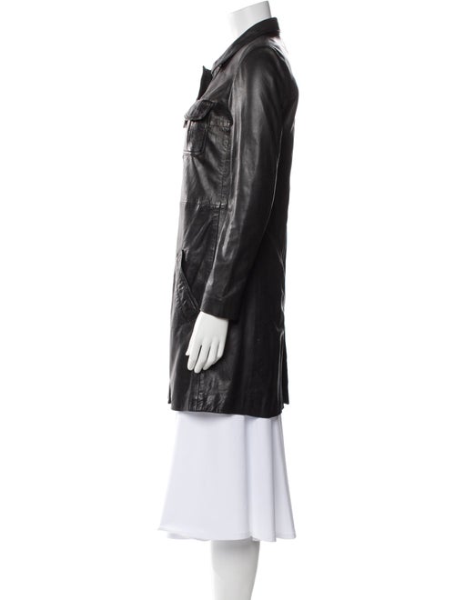 Zadig & Voltaire Leather Trench Coat
